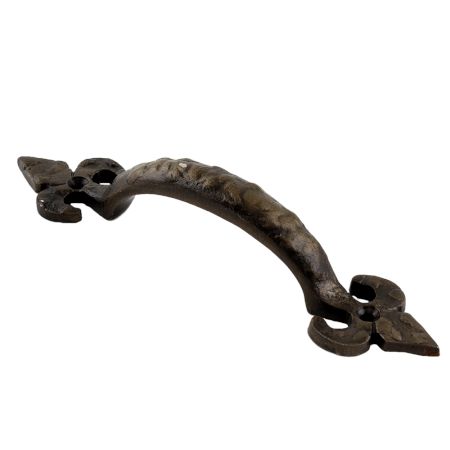 Antique Fleur De Lis Big Metal Cabinet Handles